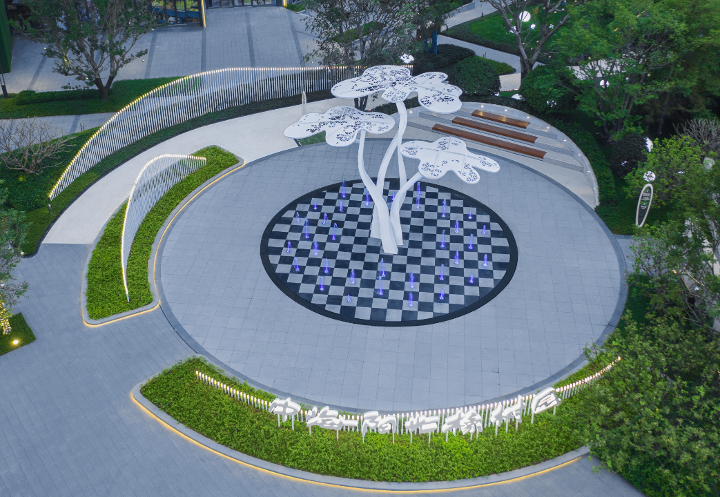 深圳中海陽光橡樹園示范區景觀雕塑工程(圖4)